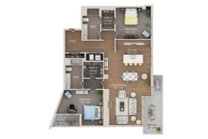 2 Bedroom Apartment for Rent in Cleaveland