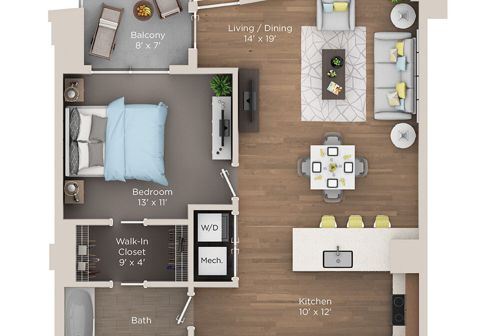 One Bedroom, One Bath (A11)