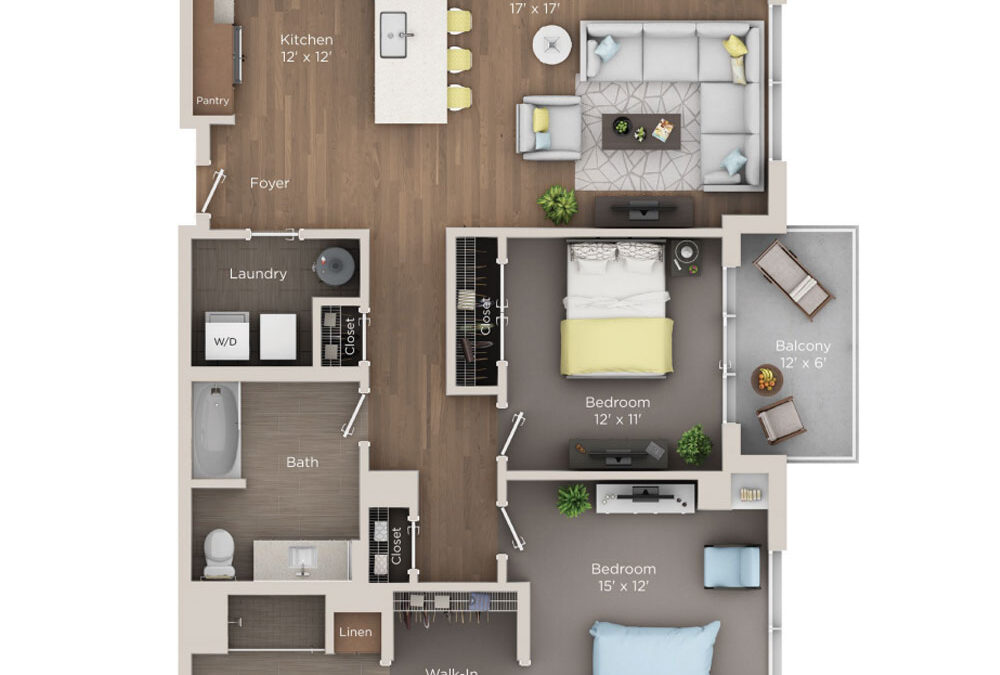 Two Bedroom, Two Bath (C7)