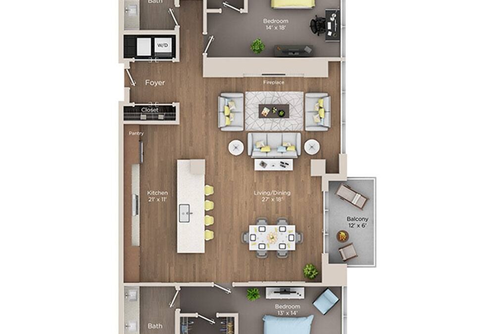 2 bedroom apartment for rent
