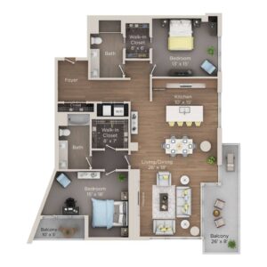 2 bedroom apartment for rent