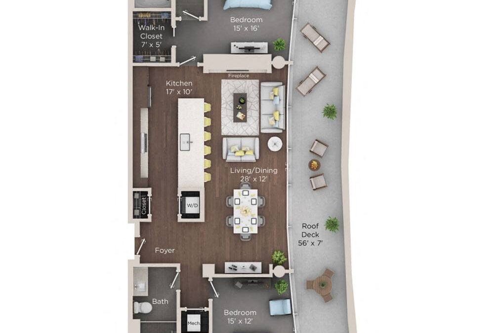 2 bedroom apartment for rent