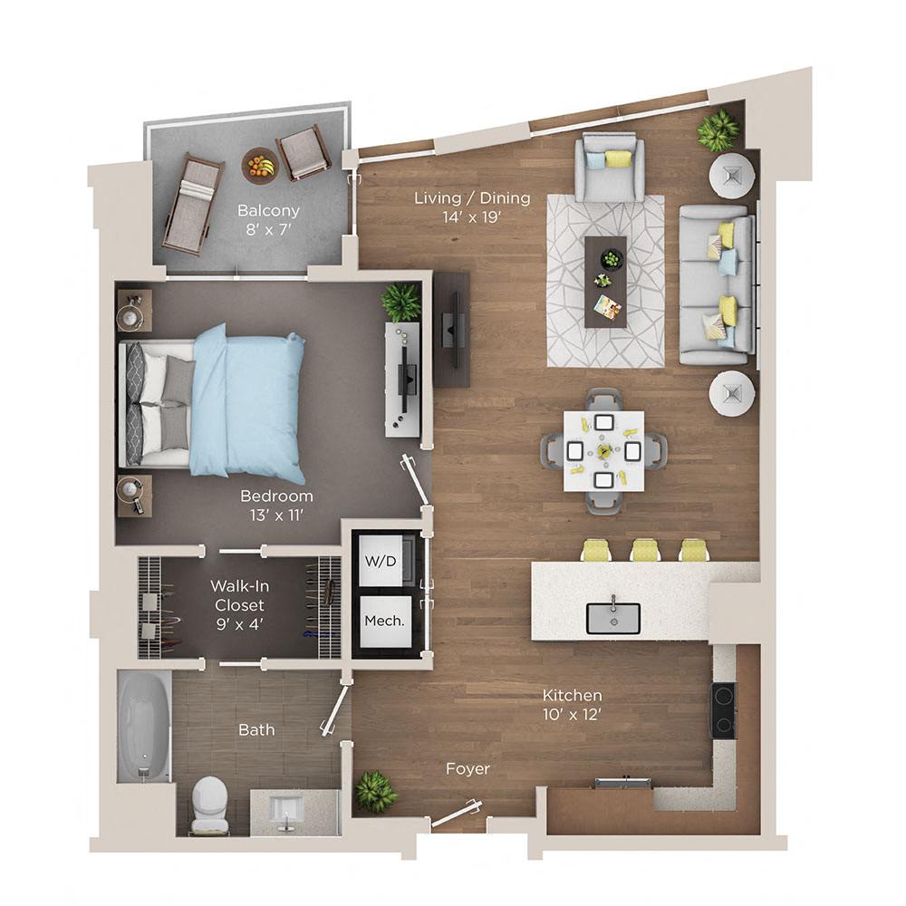 1 bedroom apartment for rent