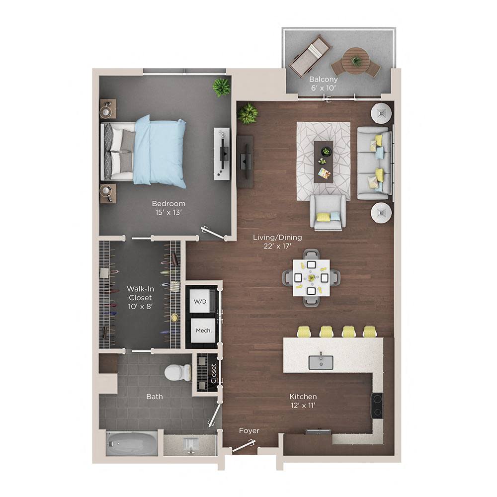 1 bedroom apartment for rent