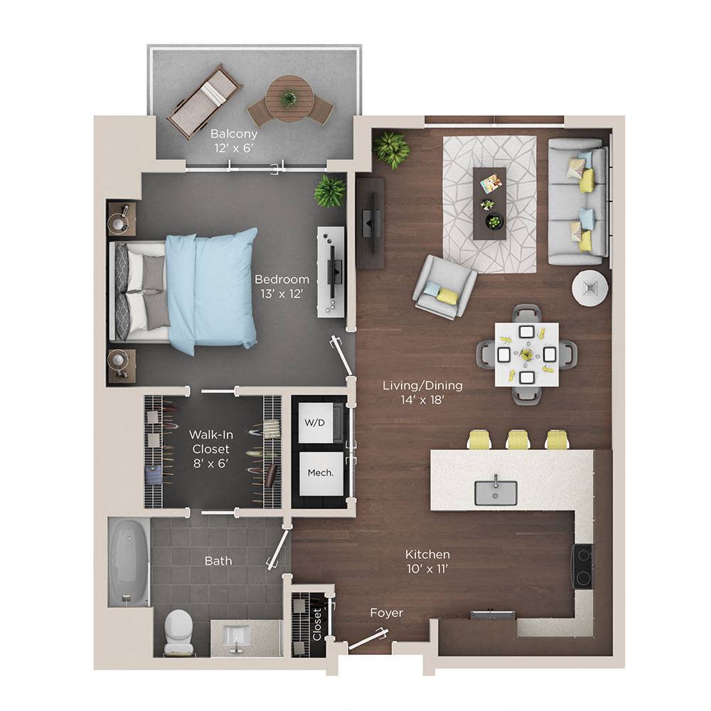 1 bedroom apartment for rent