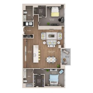 2 bedroom apartment for rent