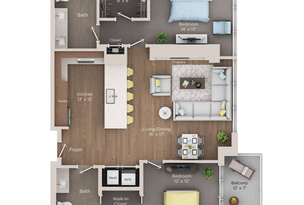 2 bedroom apartment for rent