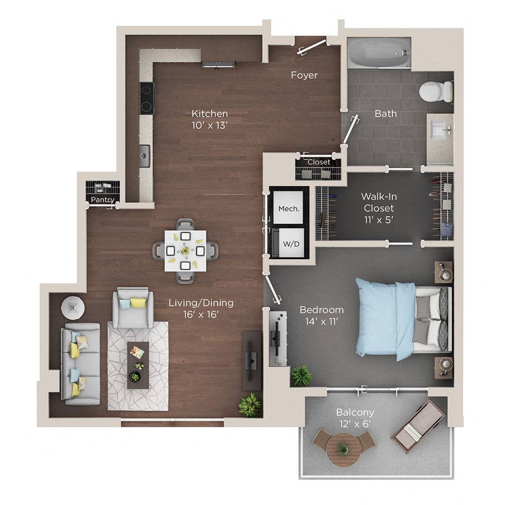 1 bedroom apartment for rent