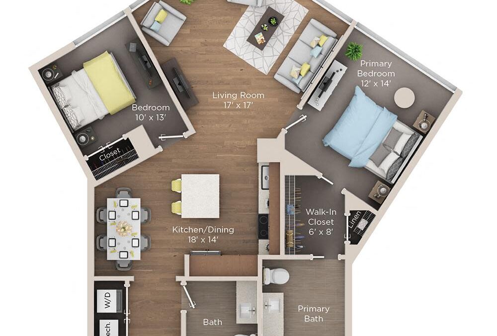 2 bedroom apartment for rent