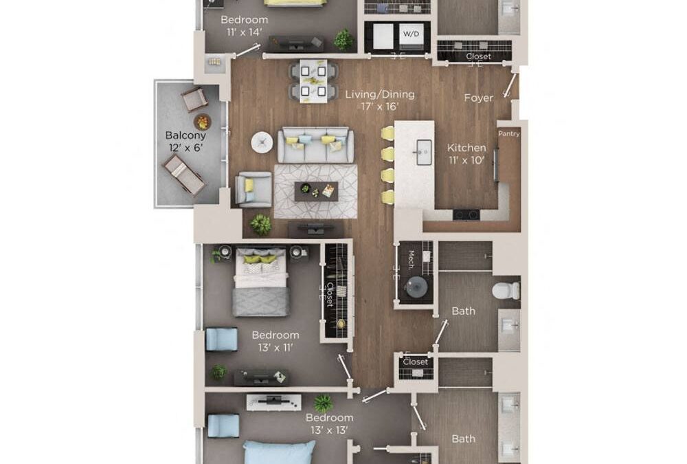 3 bedroom apartment for rent