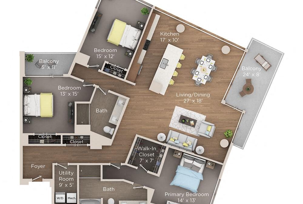3 bedroom apartment for rent