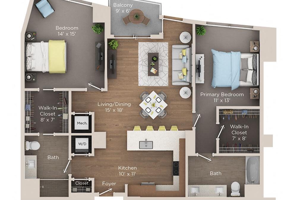 2 bedroom apartment for rent