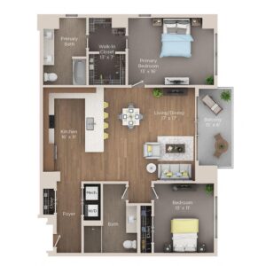 2 bedroom apartment for rent