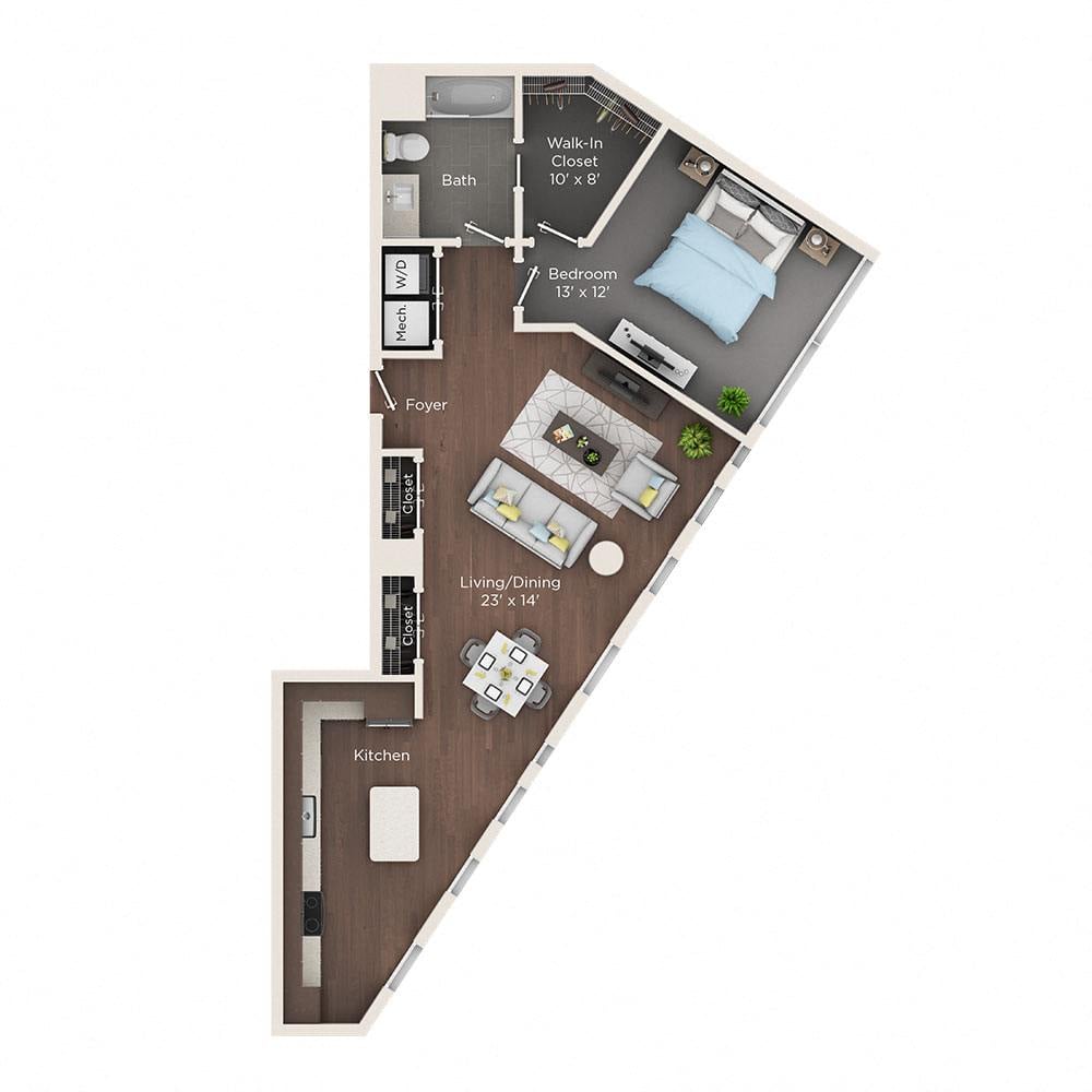 1 bedroom apartment for rent