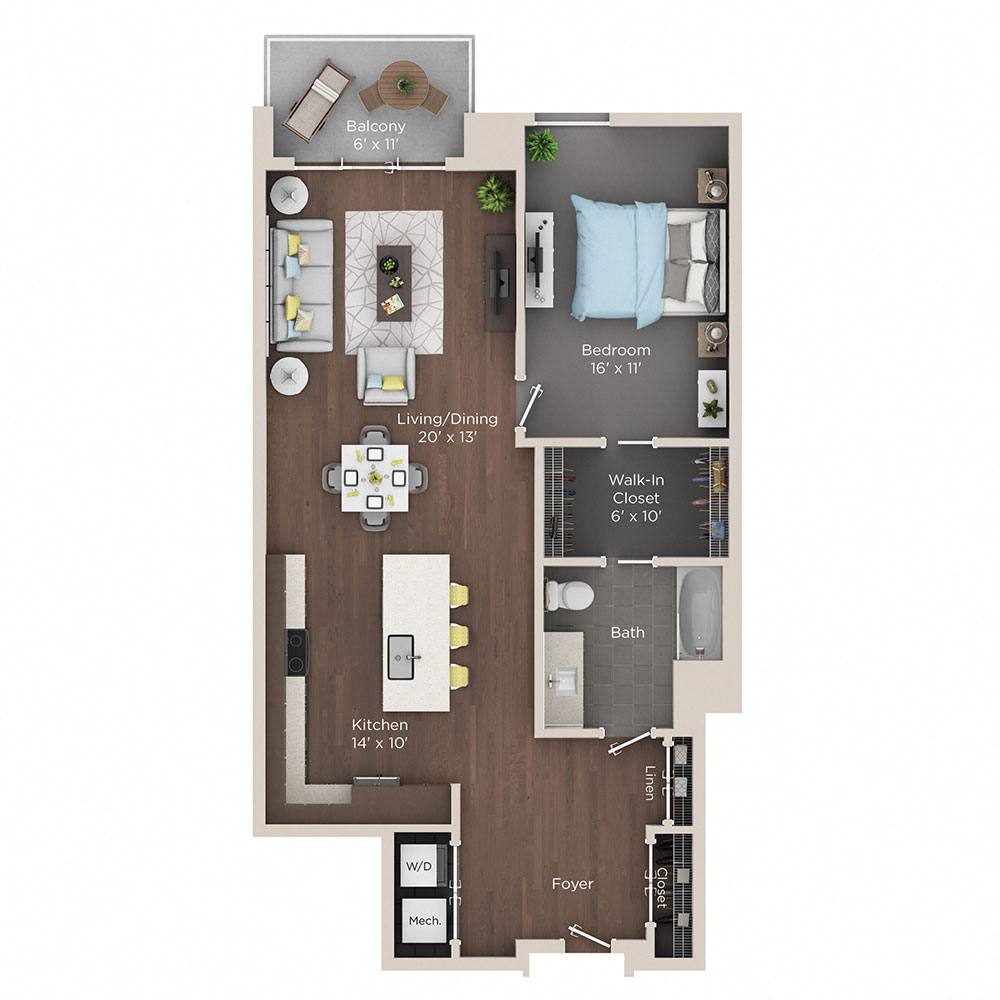1 bedroom apartment for rent