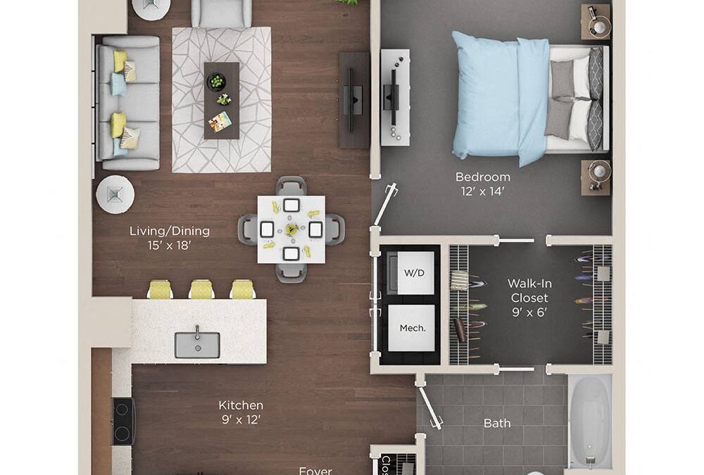 1 bedroom apartment for rent