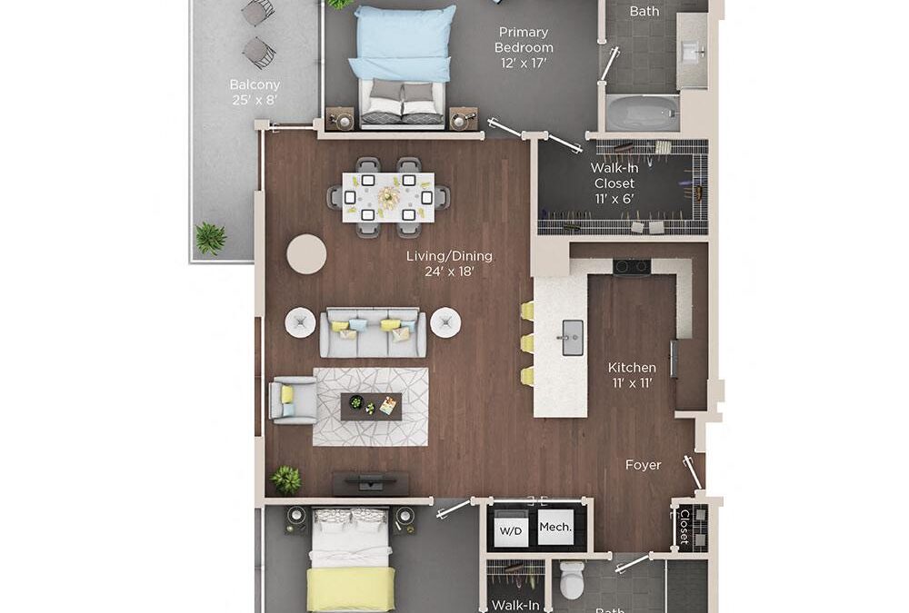2 bedroom apartment for rent