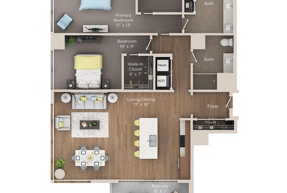 2 bedroom apartment for rent